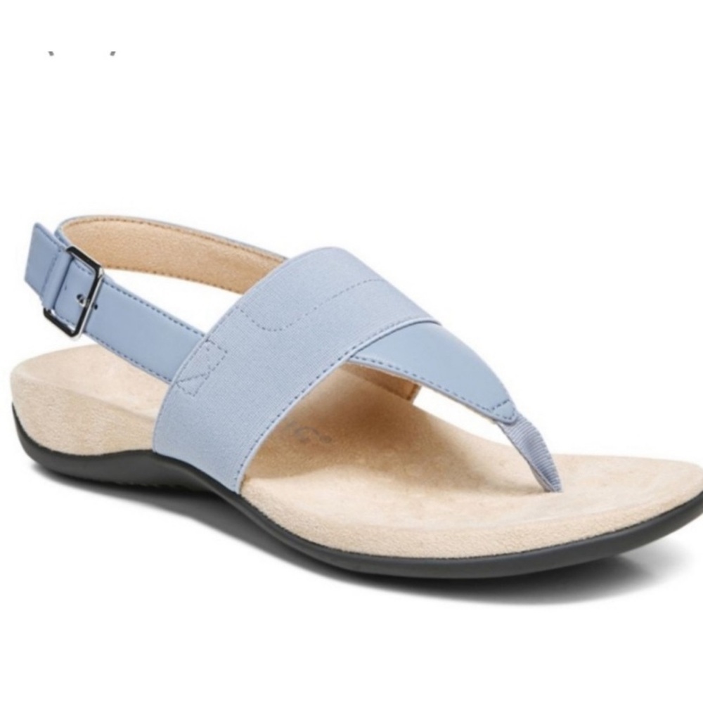 Vionic Light Blue Slingback Thong Sandals